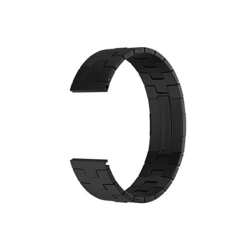 Coros Apex 46mm Gebürstetes Titanarmband (Flache Schnalle) (Schwarz)