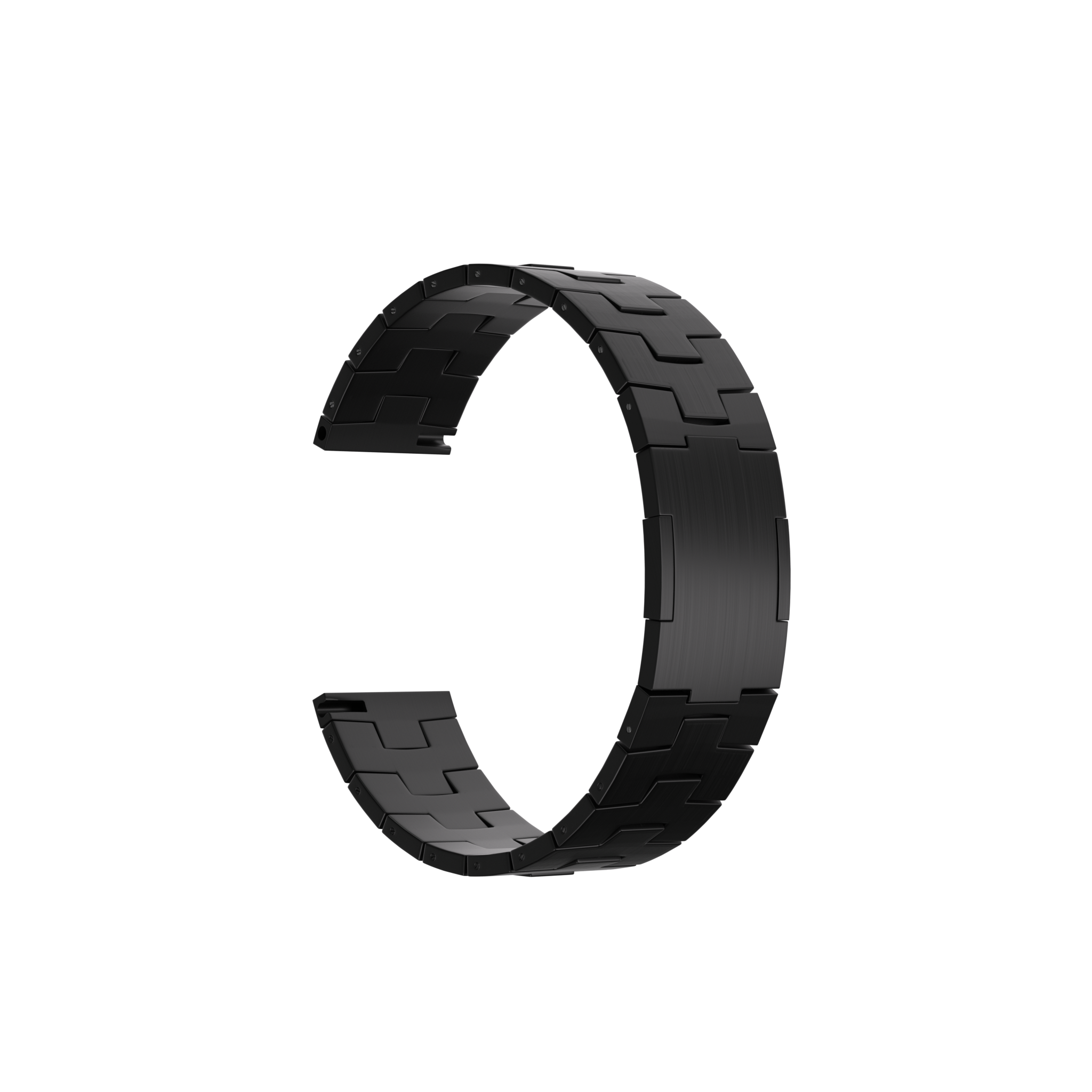 Suunto Race 2 Titanium Grain Strap (Flat Buckle) (Black)