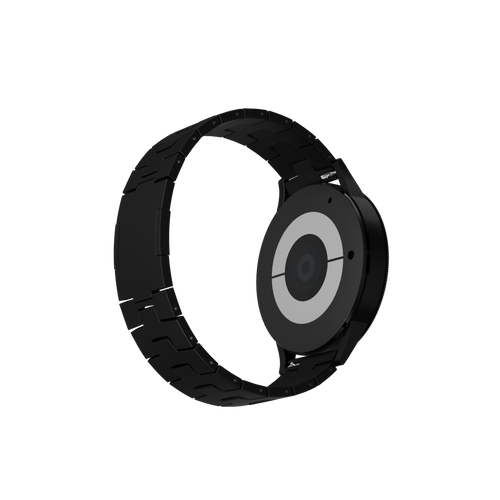 Suunto Run gebürstetes Titanarmband (flache Schnalle) (schwarz)