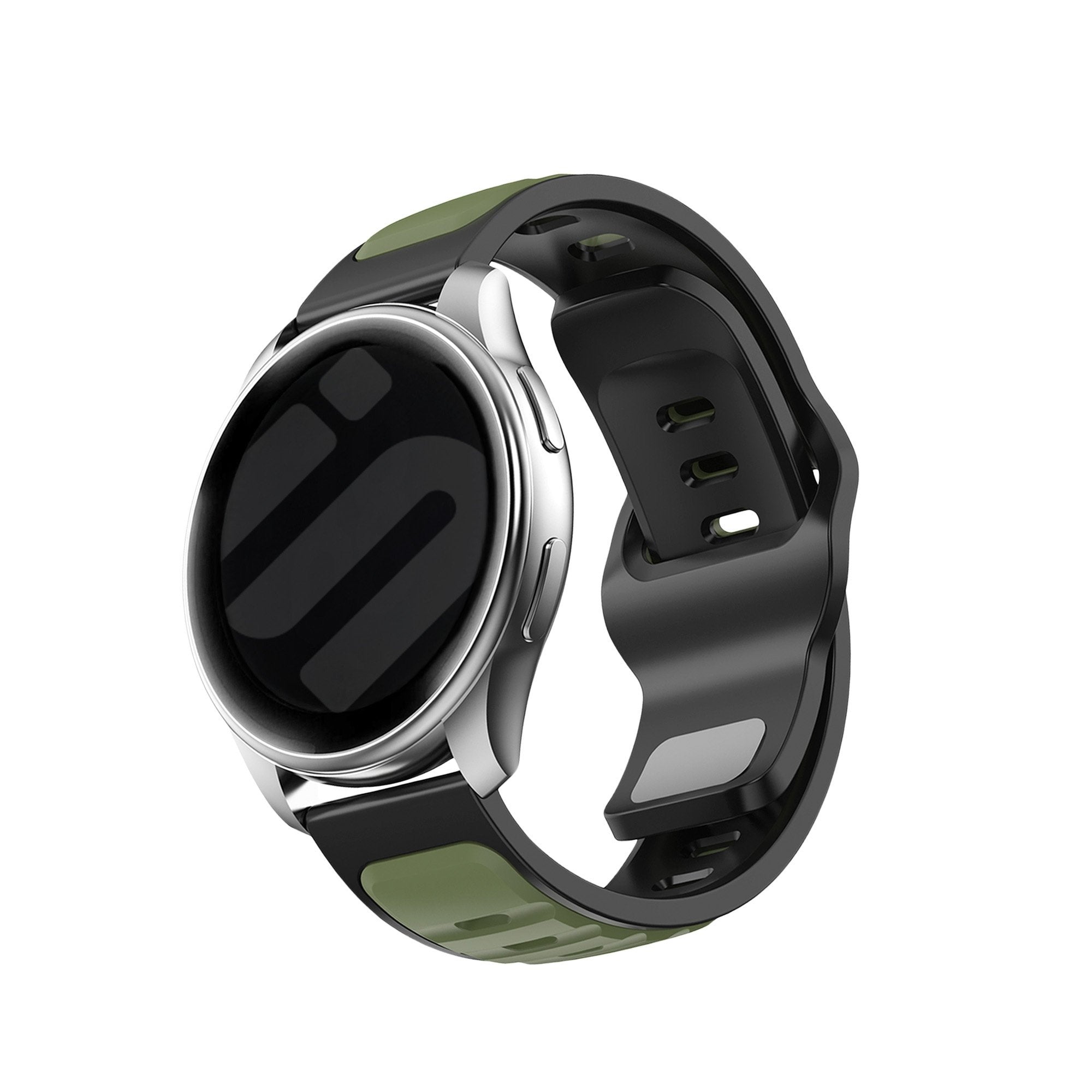 OnePlus Watch Outdoor Duo Silikonarmband (grün/schwarz)