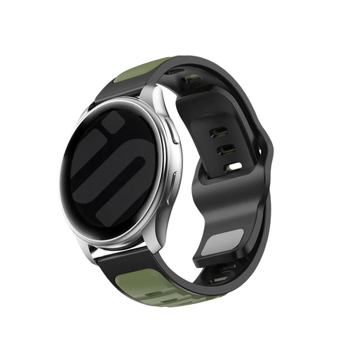 ICE Smart TKS Rectangular 1.41 Outdoor Silikonarmband 'Duo' (Grün/Schwarz)