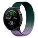 Polar Vantage M Milanese Strap (Purple/Green)