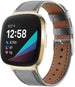Fitbit Versa 3 Lederarmband (Grau)