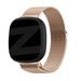 Bandz Fitbit Sense Milanese Loop Armband (Roségold)