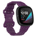 Fitbit Sense Silikonarmband mit Muster (Violet)