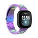 Fitbit Versa 3 Stahlband (Regenbogen)