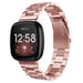 Fitbit Versa 3 Stahlband (Rosa)