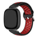 Fitbit Sense 2 Sportarmband (Schwarz/Rot)