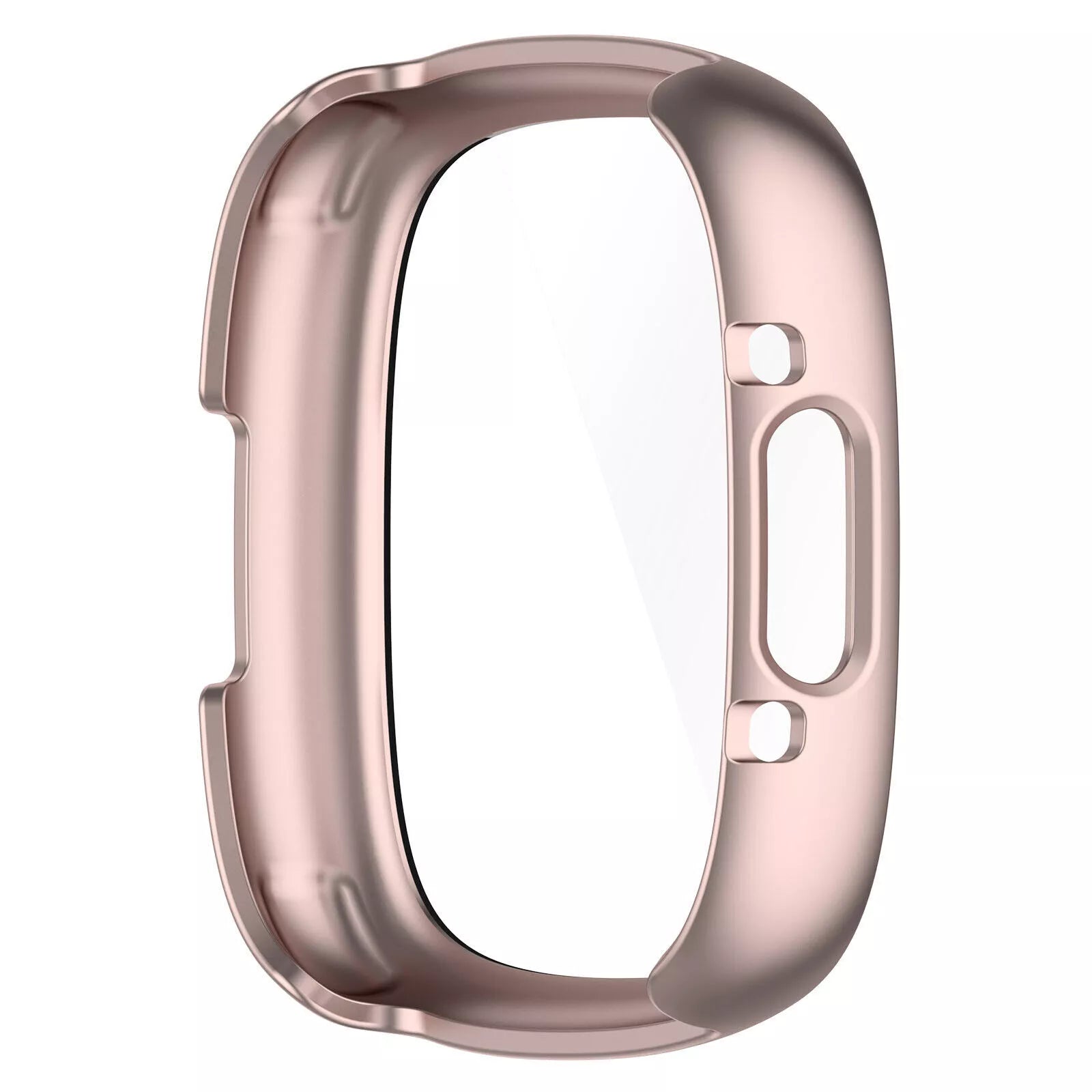 Fitbit Versa 4 / Sense 2 Hartschale mit Glass (Rosé Gold)