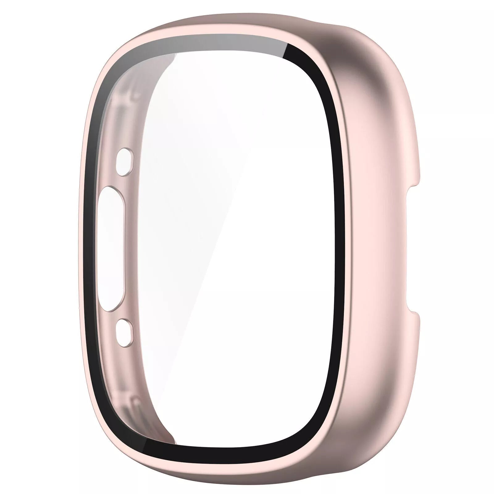Fitbit Versa 4 / Sense 2 Hartschale mit Glass (Rosé Gold)