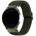 Fossil Gen 5e 44mm verstellbares gewebtes Nylonarmband (Grün)