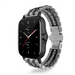 Amazfit GTS 2 Duo Stahlgliederband (Silber/Schwarz)