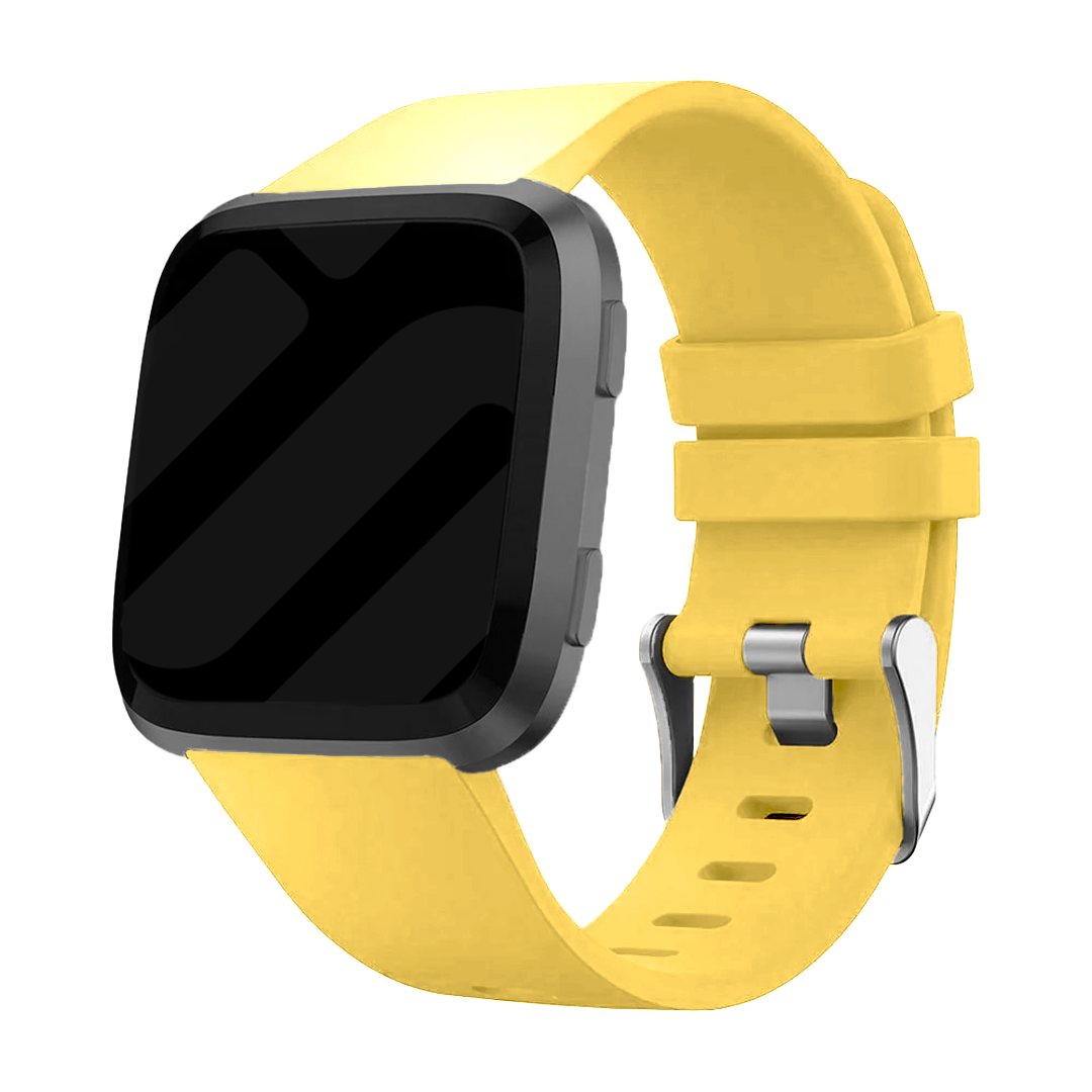 Fitbit Versa / Versa 2 Silikonarmband (Gelb)