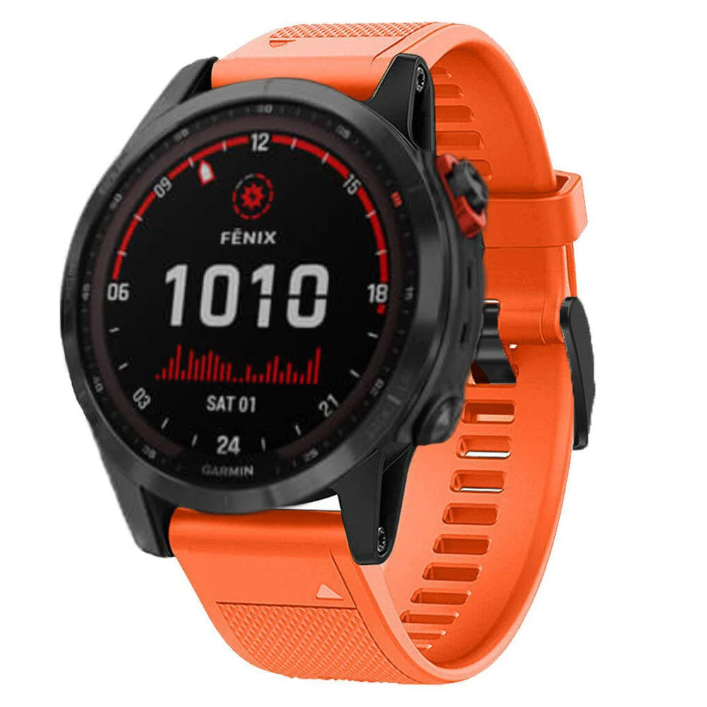 Garmin Fenix 7 Silikonarmband (Orange)