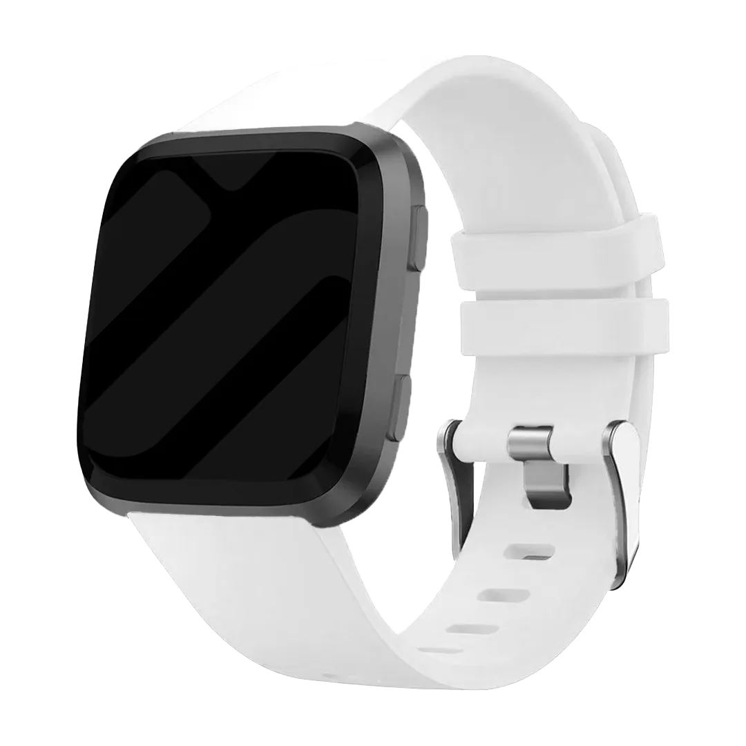 Fitbit Versa / Versa 2 Silikonarmband (Weiß)