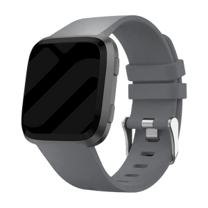 Fitbit Versa/Versa 2 Silicone Strap with Buckle (Grey)