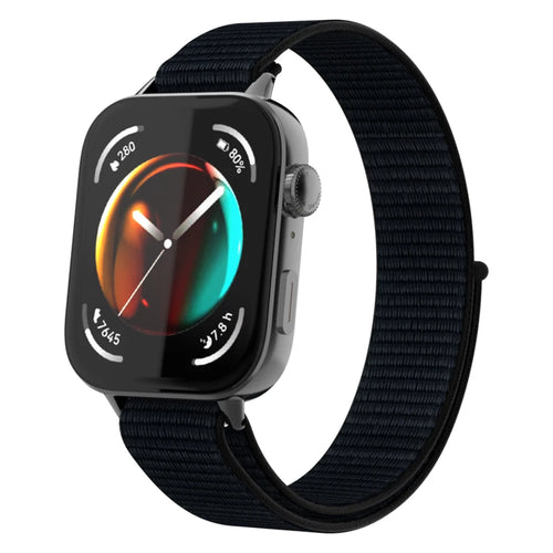 Huawei Watch Fit 4 Nylon Armband (Schwarz)