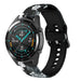 Grey Flower Huawei Watch GT 42mm Armband