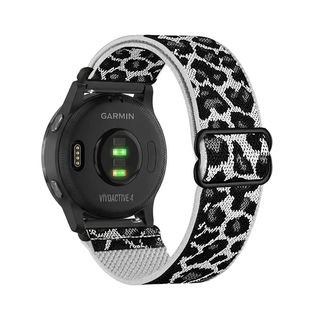Xiaomi Watch S4 - 41mm Elastisches Armband (Weiß-Leopard)
