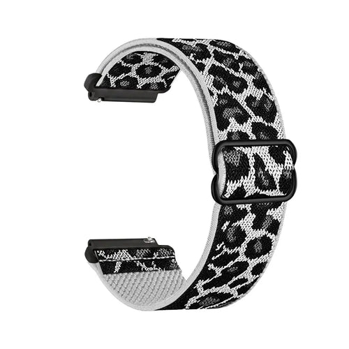 Withings ScanWatch Light Elastic Strap (White Leopard)