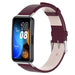 Huawei Band 8 Leder Armband (Weinrot)