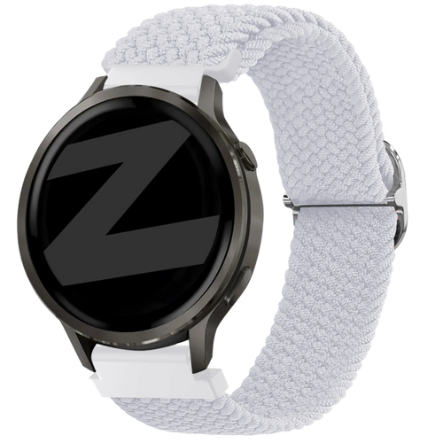 Bandz Garmin Forerunner 265s Adjustable Braided Strap (White)