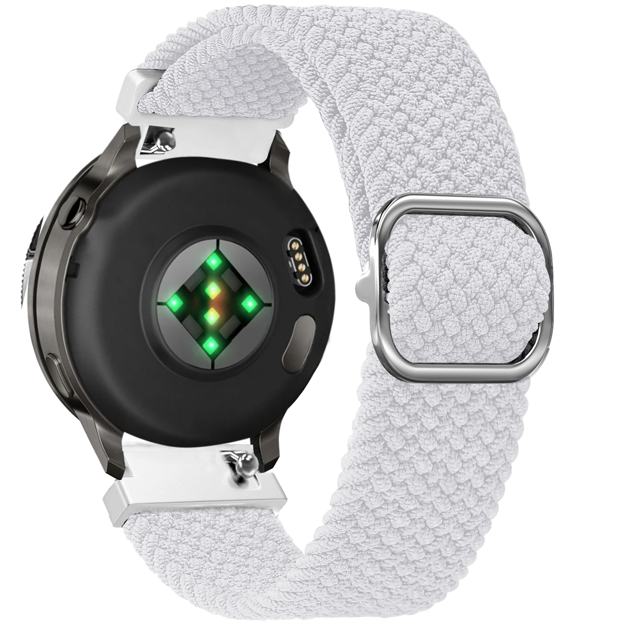 Bandz Garmin Venu 2s Verstellbares Geflochtenes Armband (Weiß)