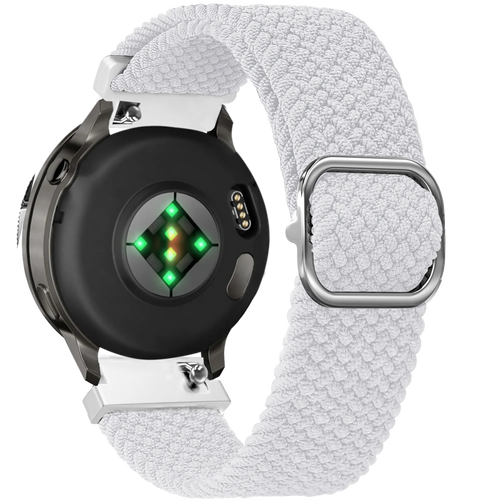 Bandz Garmin Forerunner 265s Adjustable Braided Strap (White)