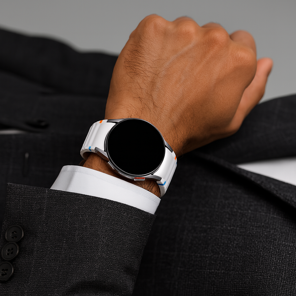 Samsung Galaxy Watch 5 Pro Wave Strap (White)