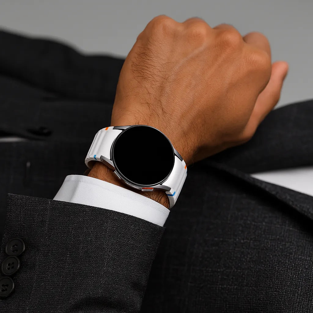 Samsung Galaxy Watch 6 Classic 43mm Wave Armband (Weiß)