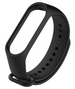 Xiaomi Mi Band 3 / 4 Silikonarmband (Schwarz)