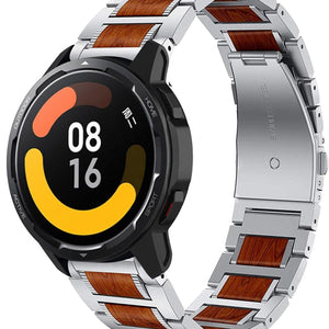 xiaomi-watch-s1-stalen-houten-band-zilver