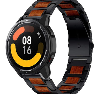 xiaomi-watch-s1-stalen-houten-band-zwart
