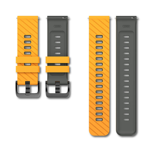 Xiaomi Watch 5 Twill Sportarmband (Dunkelgelb/Grau)