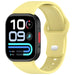 Redmi Watch 4 Silicone Classic Strap (Yellow)