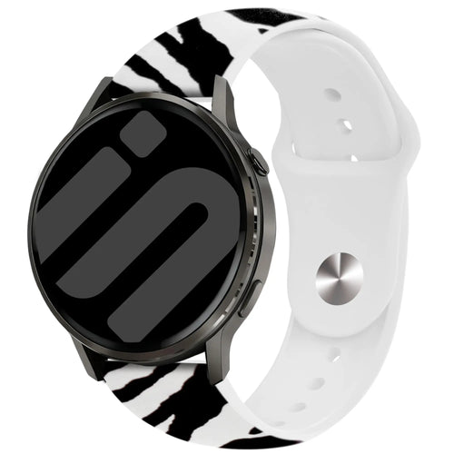 Garmin Vivoactive 3 Print Silicone Strap (Wild Zebra)