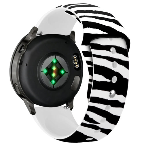 Garmin Vivoactive 3 Print Silicone Strap (Wild Zebra)