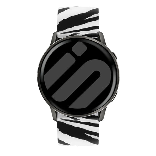 Garmin Vivoactive 3 Print Silicone Strap (Wild Zebra)