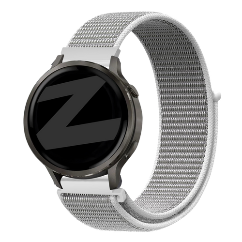 Bandz Garmin Venu 2 Nylon Loop Armband (Muschelweiß)