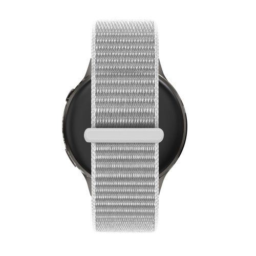 Bandz Garmin Venu 2 Nylon Loop Armband (Muschelweiß)