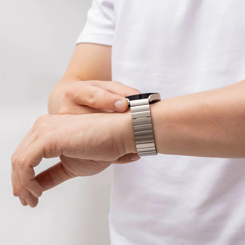 Withings Steel HR Sport Metalarmband (Silber)