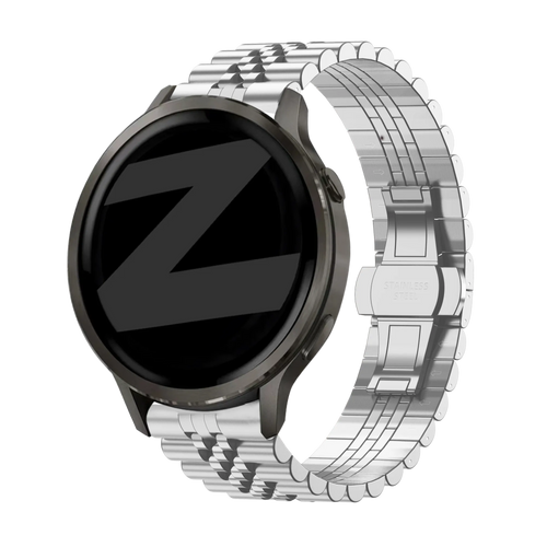 Bandz Garmin Vivoactive 6 Steel Strap 'Jubilee' (Silver)