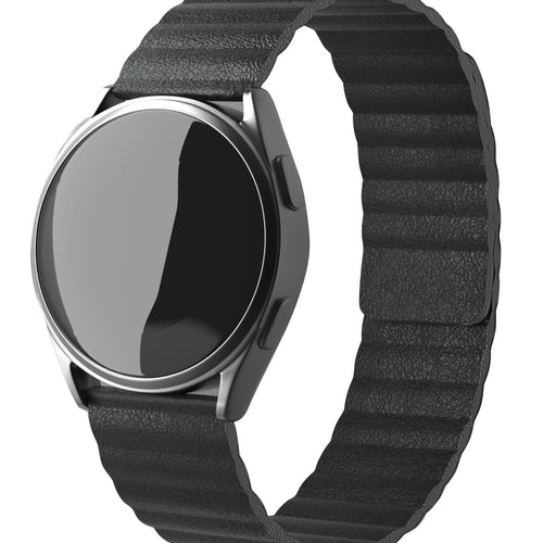 Huawei Watch GT 4 - 46mm Leder Looparmband (Schwarz)