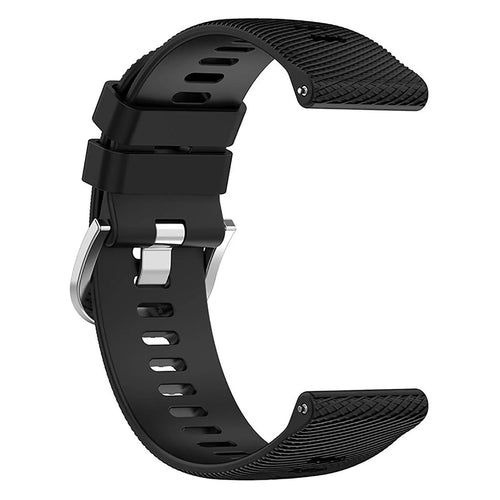 Coros Pace Pro Silikonarmband (Schwarz)