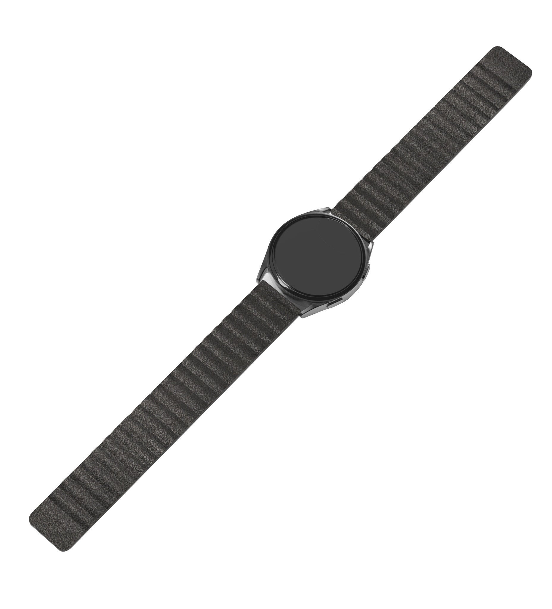 Coros Pace 2 Loop Lederarmband (Schwarz)