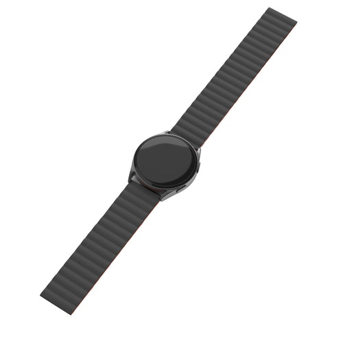 Polar Unite Magnetisches Silikonarmband (Schwarz/Orange)