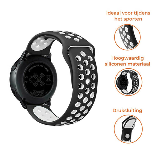 Suunto Run Sports Armband (Schwarz/Weiß)