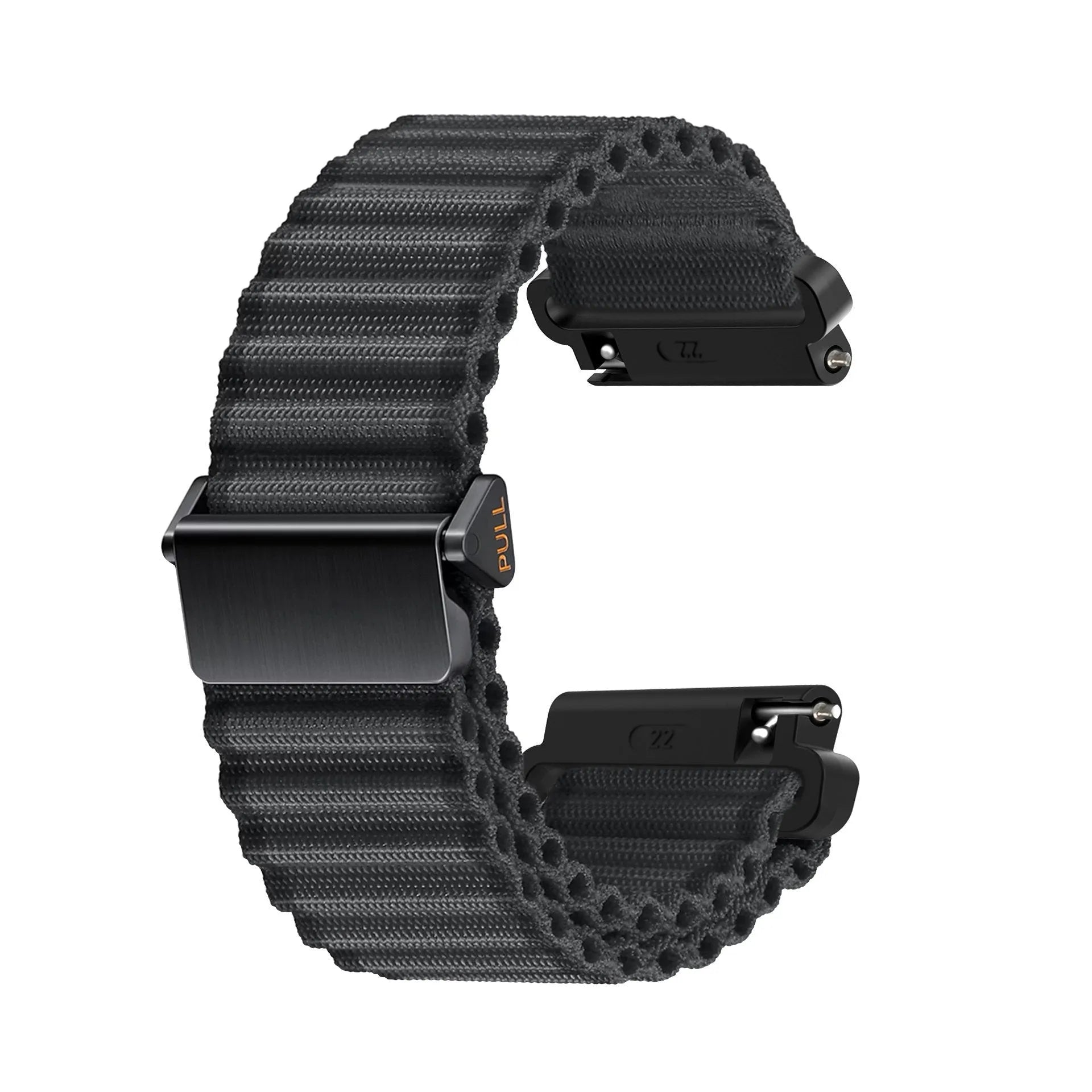 Polar Vantage V3 Outdoor Nylonarmband (Schwarz)