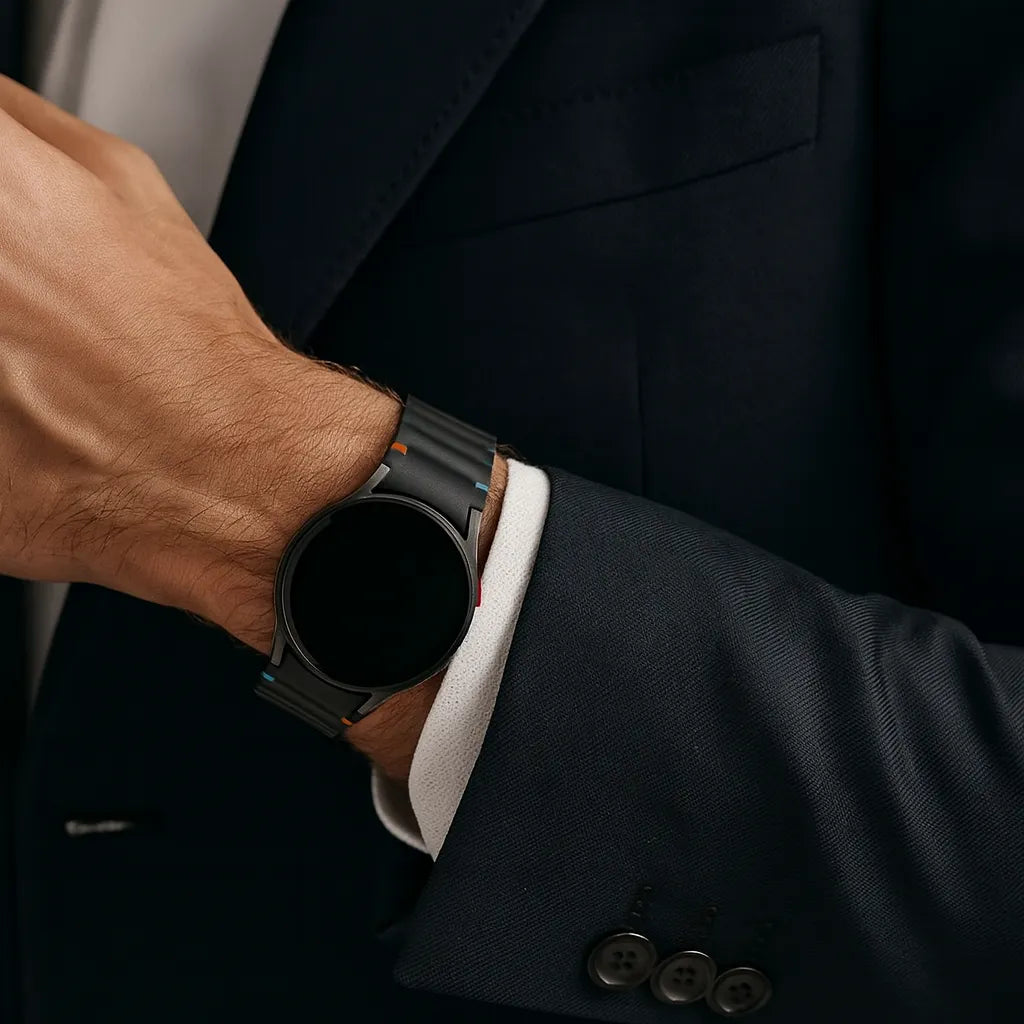 Samsung Galaxy Watch 4 Classic 42mm Wave Armband (Schwarz)