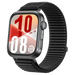 Huawei Watch Fit 4 Pro Nylon Wave Armband (Schwarz)